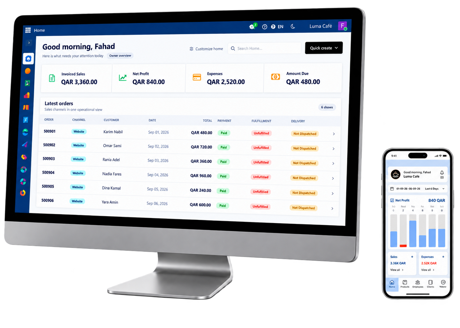 Systemy running on desktop and mobile